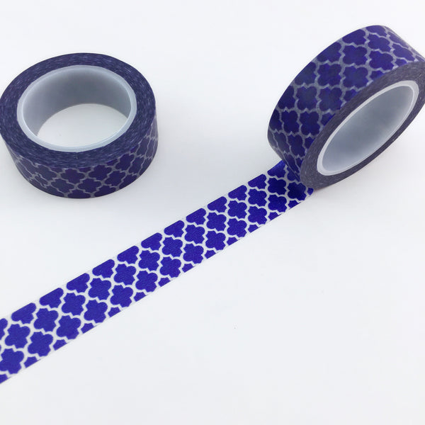 Royal Blue Moroccan Washi Tape
