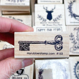 Vintage Key Rubber Stamp