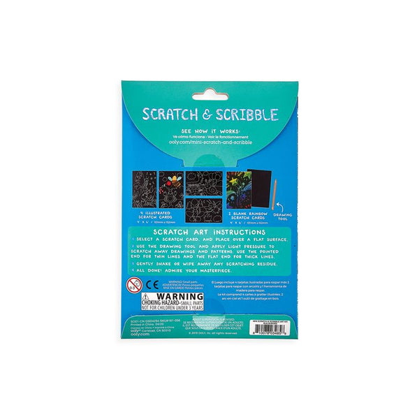 Scratch and Scribble Mini Art Kit