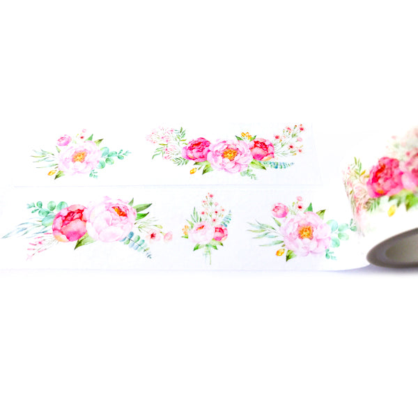 Peony Flower Washi Tape