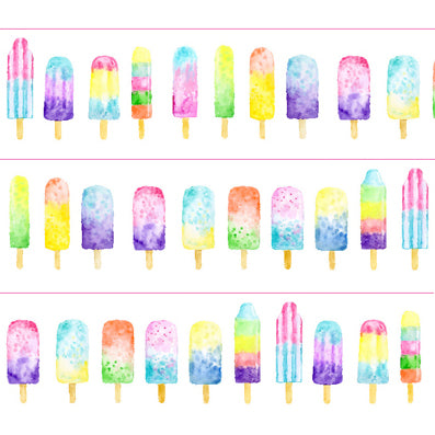 Popsicles Washi Tape • Summer Party Decorative Tape