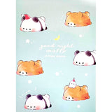 Sleepyhead Panda & Bear Mini Notepad