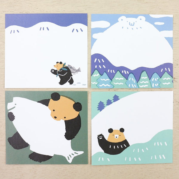 Bear Song Block Memo Pad Masao Takahata (120 sheets)