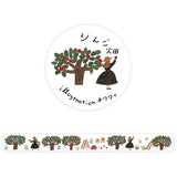 Cozyca Products Apple Field Clear Washi Tape