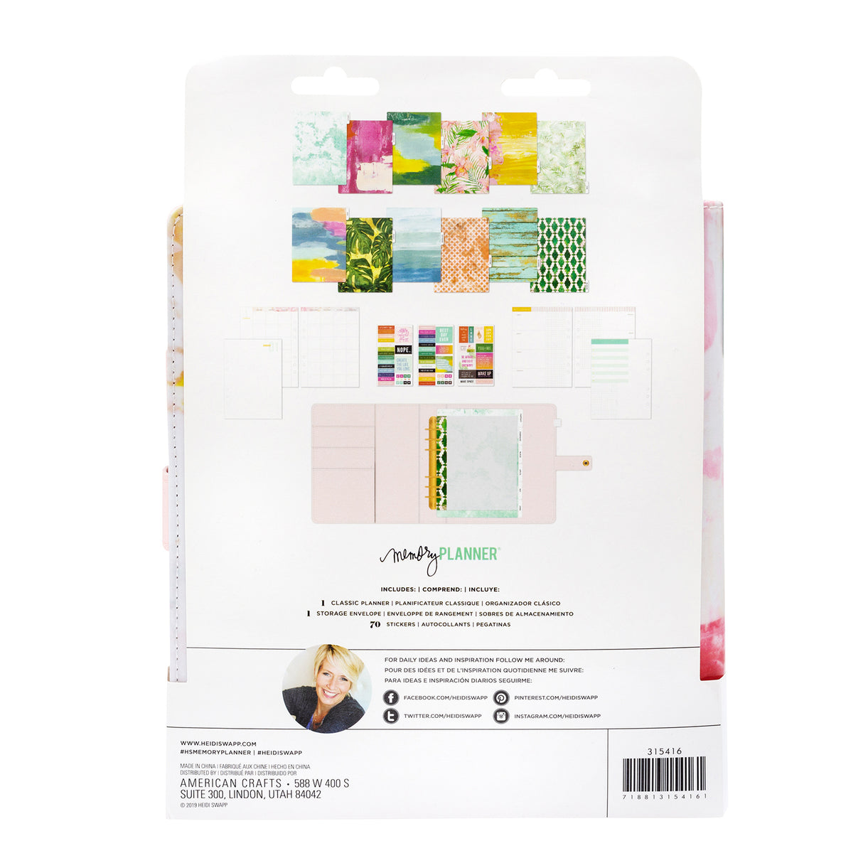 Heidi Swapp Classic Planner 8"X10"