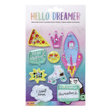 Hello Dreamer Glitter Sticker