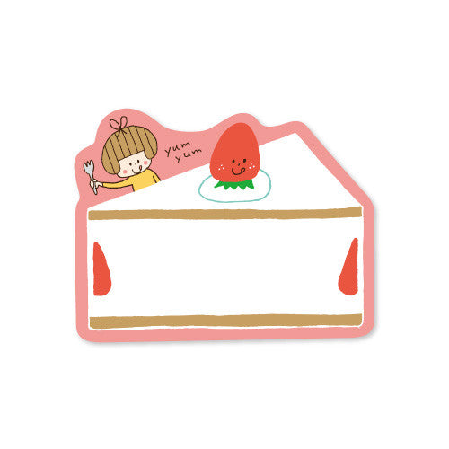 Mizutama Strawberry Cake Mini Card 10/pkg