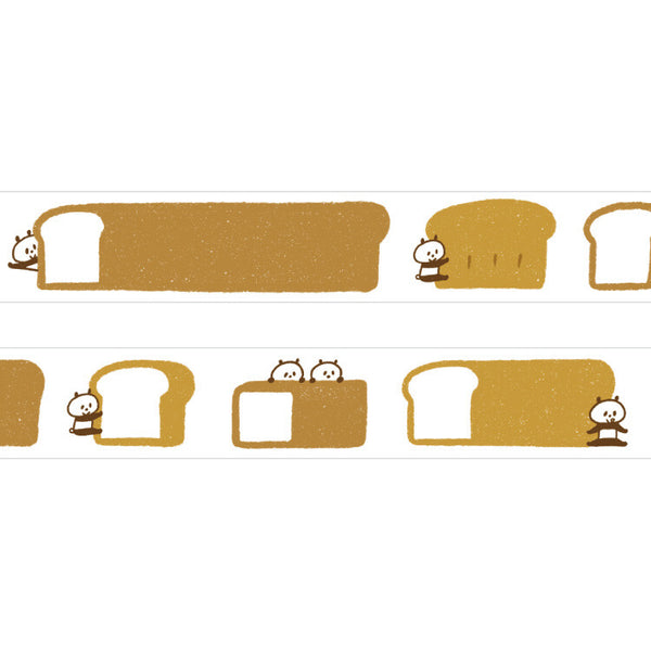 Mizutama Bread Loaf and Panda Bear Washi Tape • Japanese Masking Tape