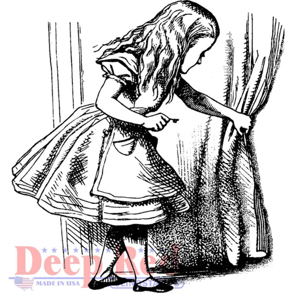 Alice Discovery Rubber Stamp • Alice in Wonderland Cling Stamp