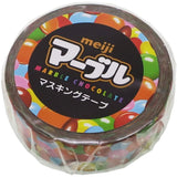 Marble Chocolate Meiji Washi Tape