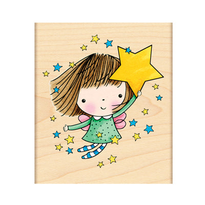 Amongst The Stars Rubber Stamp
