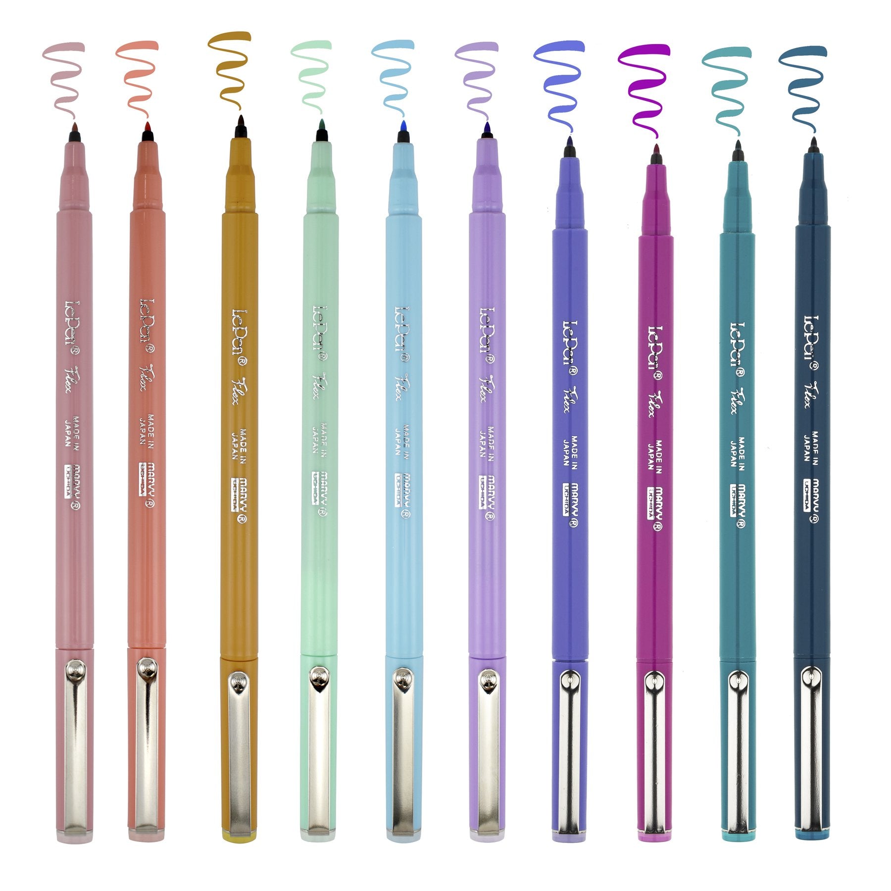 Le Pen Flex Retro Set 10/Pkg Uchida – Little Craft Place