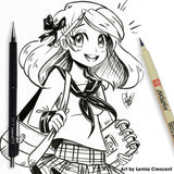 Pigma Manga Comic Pro Sketching & Inking Sets 6-Piece Set