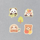 Bears & Sloth Flake Stickers