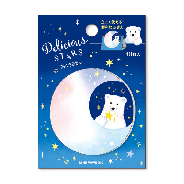 Polar Bear & Stars Sticky Notes Mind Wave