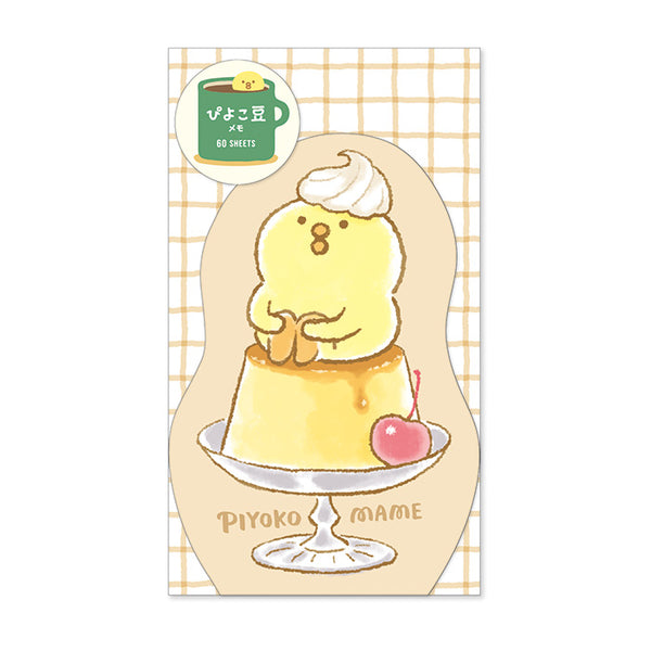Piyokomame Pudding Soda Memo Pad