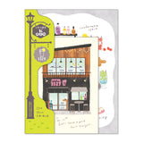 Bar Letter Set Writing Papers & Envelopes Kotorimachi Shopping Street