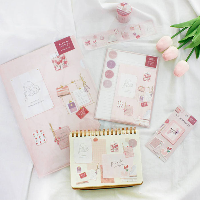 Pink Letter Set Room Pink Letter Set Writing Papers & Envelopes – Little Craft Place