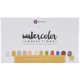 Prima Watercolor Confections Watercolor Pans Decadent Pies 12/Pkg