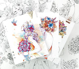 Princesses Fairies & Flowers My Prima Planner Coloring Tabbed Dividers 12/Pkg