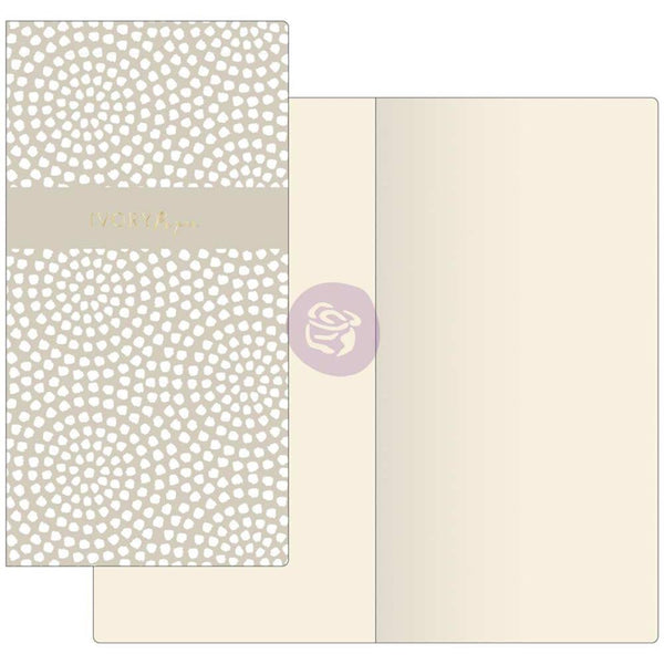 Dotted Circles with Ivory Paper Prima Traveler's Journal Notebook Refill 32 Sheets