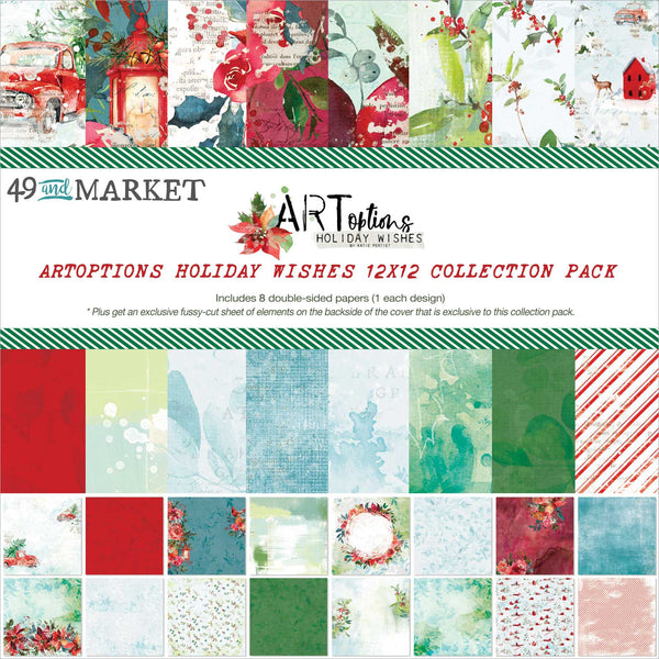 ARToptions Holiday Wishes Collection Pack 12"X12" 49 And Market