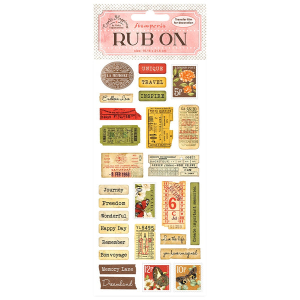 Create Happiness Labels Rub Ons