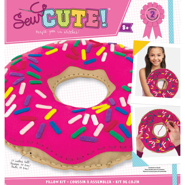 70% OFF - Doughnut Sew Cute! Felt Pillow Kit Donut