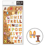 Mind Wave Seals Yummy ABC Alphabet Letter Sticker, made in Japan.