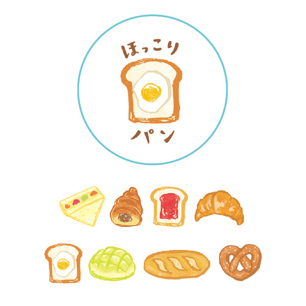 All kind of bread stickers in a roll, super cute packaging and best of all, each roll has total 104 stickers, making it easy to share with friends or include a few in the happy mails and swag bags =)