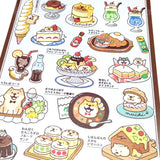 Shibanban Cafe Character Cafe Sticker Mind Wave Seals