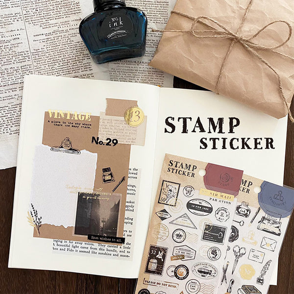 Create Stunning Vintage Stickers with Coffee