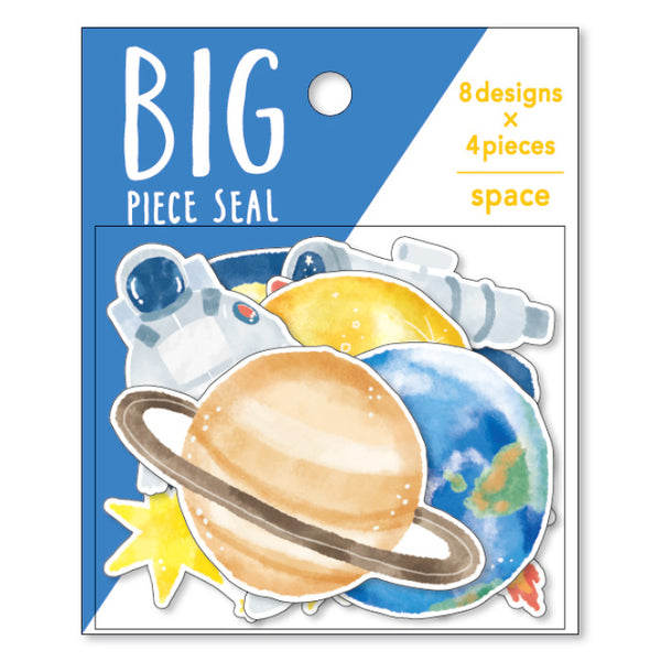 Space Flake Sticker Big Seal Mind Wave