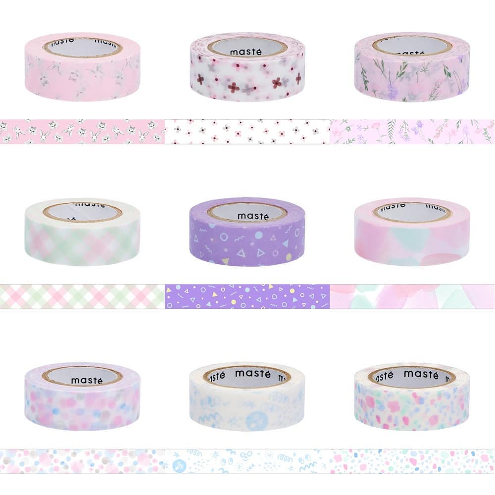 Maste Draw Me Washi Tape that can be written with a water-based pens. Instead of labels, sticky notes, and memos! Masking tape that can be used for multiple purposes every day.