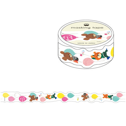 The Bear's School Balloon Washi Tape