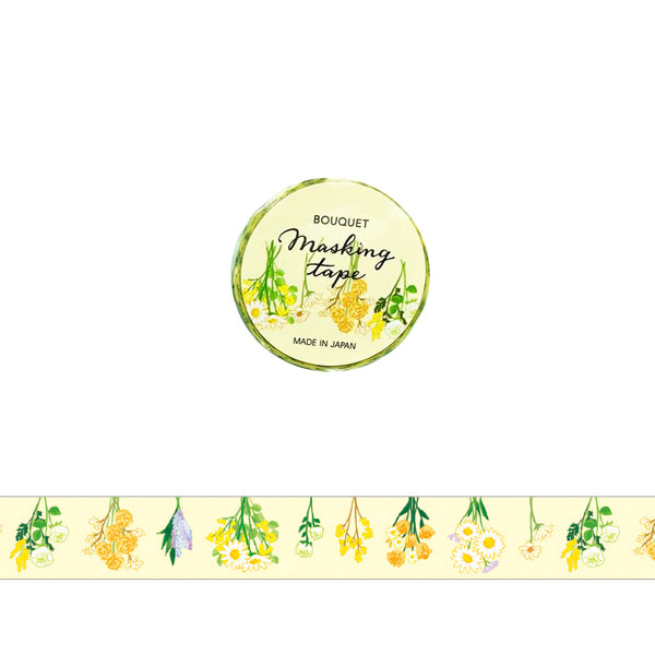 Yellow Floral Washi Tape Mind Wave