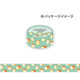 I would like to call this a hide-and-seek washi tape, it was a bread design at first sight but when you look closely, there it hides some shiba butts LOL!!!