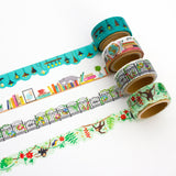Garden Fence Die Cut Japanese Washi Tape Mind Wave - Great for border or bottom of the page