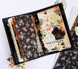 Vintage Floral Traveler's Notebook Journal (Personal Size Cover Only)