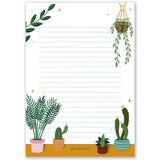 Plant Table Notepad A5