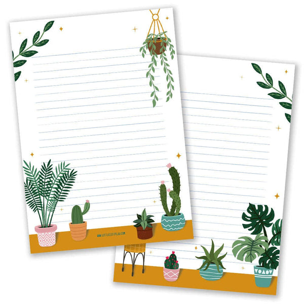 Plant Table Notepad A5