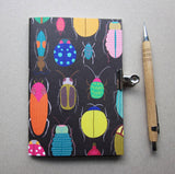 Beetle Pattern A6 Notebook
