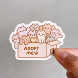 Adopt Me Kitty Cats Vinyl Sticker