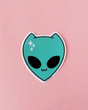 Alien Cats Vinyl Sticker Pack 4pcs