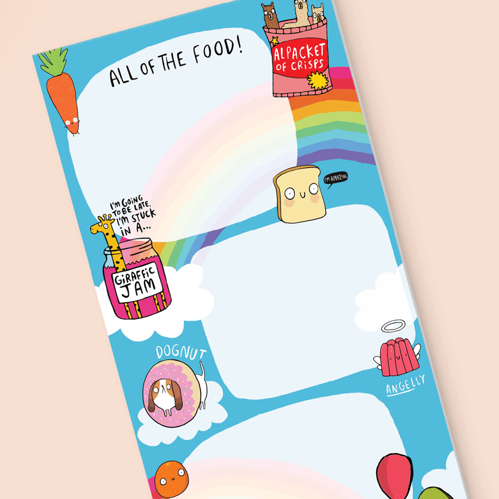 Delicious Notepad All of the Food DL Notepad – Little Craft Place