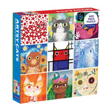 Piece together Artsy Cats 500 Piece Family Puzzle from Mudpuppy to reveal feline portraits inspired by the world’s greatest modern art meowsters! This amusing illustration is a great family activity for adults and children to enjoy together. Puzzle pieces come packaged in a sturdy and easy-to-wrap box, perfect for gifting, reuse, and storage.