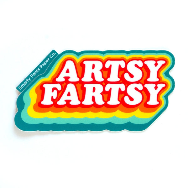 Artsy Farsty Vinyl Sticker