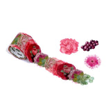 Carnation Flower Bouquet Masking Roll Sticker Bande Washi Tape