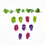 Grapes Washi Roll Sticker Bande Tensya Masute Art (200 pieces)