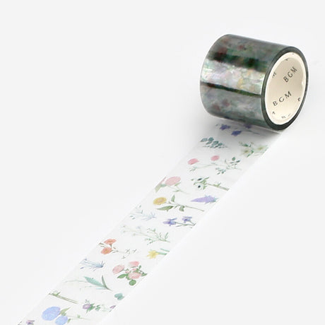 Last chance！  Flourish Pattern PET Clear Tape BGM